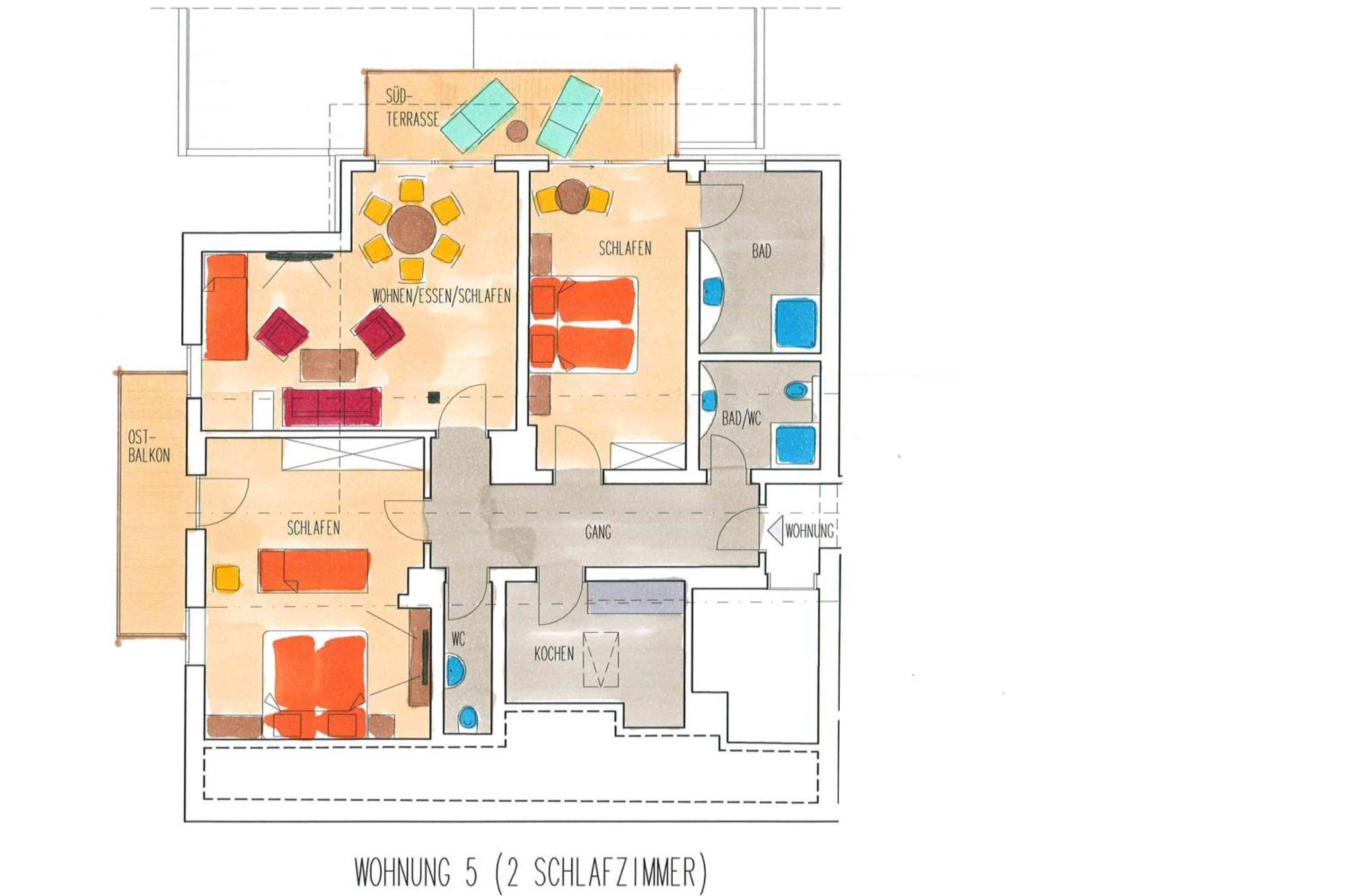 Appartements Gaertner 비클바흐 객실 사진